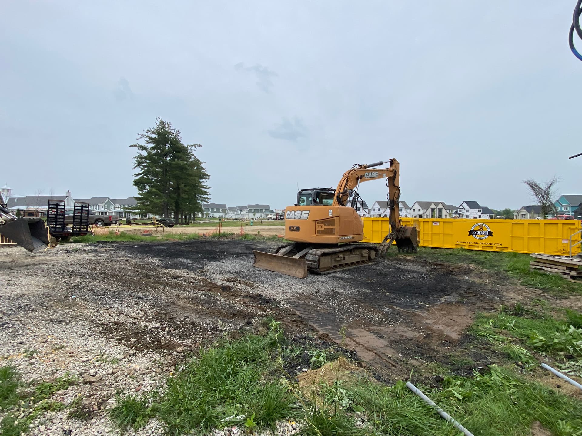 Gallery photos for Fire-Damaged Job Site Trailer Cleanup and Removal in Zionsville: Image #2