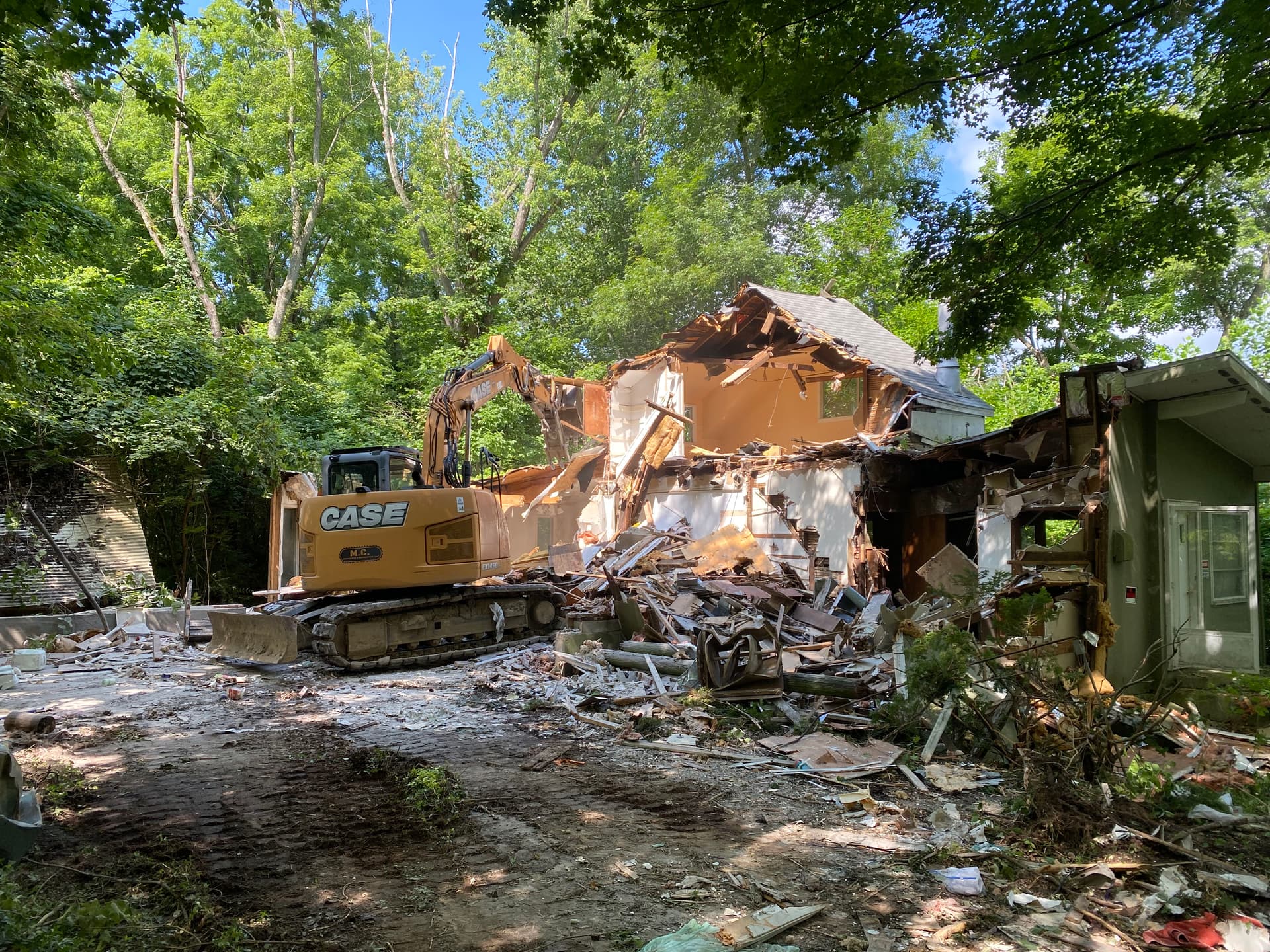 Full Property Demo and Site Prep - House, Barn, and Years of Overgrowth Gone image